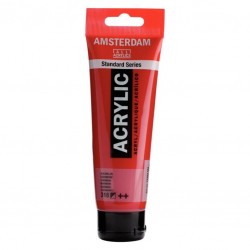 Amsterdam All Acrylics - Standard Series - Acrylic Tube 120 ml - Carmine 318