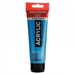 Amsterdam All Acrylics - Standard Series - Acrylic Tube 120 ml - Brilliant blue 564
