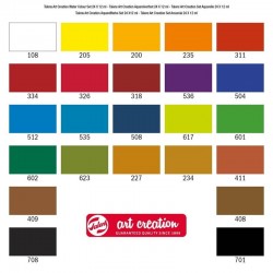 Χρώμα Νερού Talens Art Creation – Σετ – με 24 Χρώματα σε Σωληνάρια των 12 ml