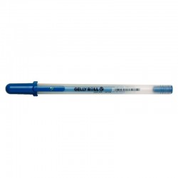 Sakura Gelly Roll Moonlight Fluorescent Blue Gel Pen