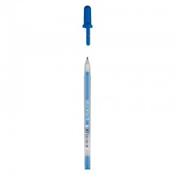 Sakura Gelly Roll Moonlight Fluorescent Blue Gel Pen