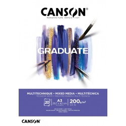 Canson Graduate Mixed Media A3, 200gsm
