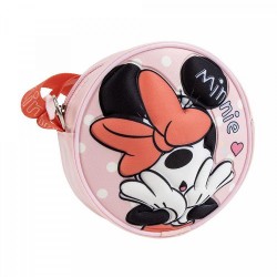 3D Τσαντάκι Ώμου 13εκ Στρογγυλό DISNEY Μίνι Μάους