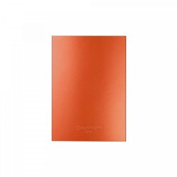 CDA COLORMAT-X Σημειωματάριο Ριγέ A5/15X21 120 φύλλα Πορτοκαλί