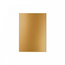 CDA COLORMAT-X Σημειωματάριο Ριγέ A5/15X21 120 φύλλα Κίτρινο