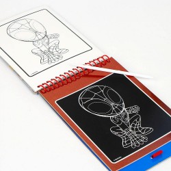 Μπλοκ Χρωματισμού & Scratch 14Χ20 MARVEL Spiderman