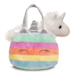 FANCY PALS Rainbow Unicorn Λούτρινο Μονόκερος σε Τσαντάκι 20εκ