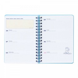 Academic Spiral Hardcover Diary 2025/2026 Weekly 12 Months 15X21cm SNOOPY