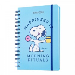 Academic Spiral Hardcover Diary 2025/2026 Weekly 12 Months 15X21cm SNOOPY