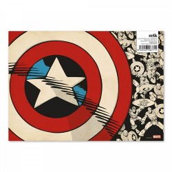Εβδομαδιαίο Πλάνο Μπλοκ A4/21Χ29εκ MARVEL CAPTAIN AMERICA Ασπίδα