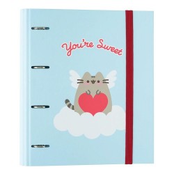 Premium Κλασέρ με Λάστιχο 4 κρίκων PUSHEEN PURRFECT LOVE Collection