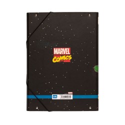 Κουτί σκληρό, 3cm ράχη, με Λάστιχο A4 MARVEL Avengers