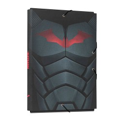 Κουτί σκληρό, 3cm ράχη, με Λάστιχο A4 DC COMICS BATMAN