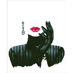 Diamond Dotz Lady In Black 42Χ52