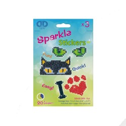 Diamond Dotz Sparkle Stickers Fur