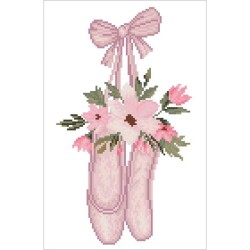 Diamond Dotz (τετράγωνα) Μπαλαρίνες/Ballet Slippers 24Χ37