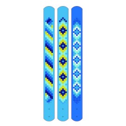 Diamond Dotz Dotzies σετ 3 Βραχιόλια Μπλε