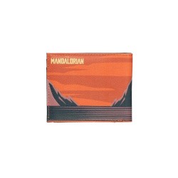 Πορτοφόλι με Εκτυπωμένη Δερματίνη Πορτοκαλί STAR WARS THE MANDALORIAN