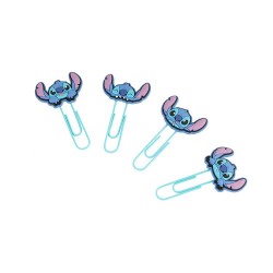 Σετ 4 Συνδετήρες DISNEY Lilo & Stitch Tropical