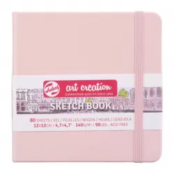 Talens Art Creation Sketchbook Pastel Pink – 12×12 cm – 140 gr – 80 Sheets