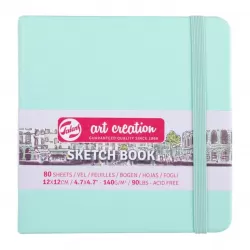 Talens Art Creation Sketchbook Fresh Mint – 12×12 cm – 140 gr – 80 Sheets