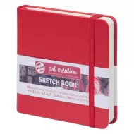 Talens Art Creation Sketchbook Red 12X12 cm, 140 Grams