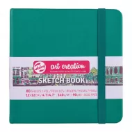Talens Art Creation Sketchbook Forest Green – 12×12 cm – 140 gr – 80 Sheets