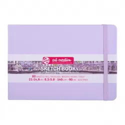 Talens Art Creation Sketchbook Pastel Violet – 21×15 cm – 140 gr – 80 Sheets
