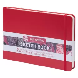 Talens Art Creation Sketchbook Red 14,8X21 cm, 140 Grams