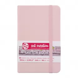 Talens Art Creation Sketchbook Pastel Pink – 9×14 cm – 140 gr – 80 Sheets