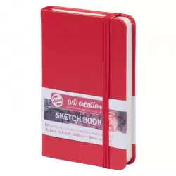 Talens Art Creation Sketchbook Red 9X14 cm, 140 Grams