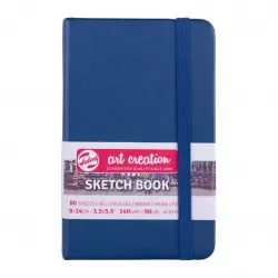 Talens Art Creation Sketchbook Navy Blue – 9×14 cm – 140 gr – 80 Sheets