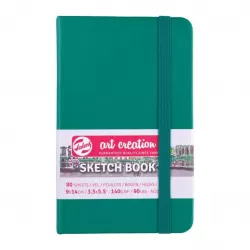 Talens Art Creation Sketchbook Forest Green – 9×14 cm – 140 gr – 80 Sheets