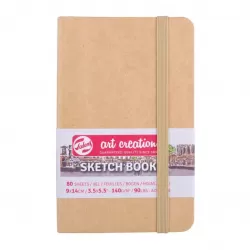 Talens Art Creation Sketchbook Kraft Paper – 9×14 cm – 140 gr – 80 Sheets