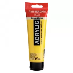Amsterdam All Acrylics - Standard Series - Acrylic Tube 120 ml - Azo yellow light 268