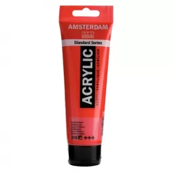 Amsterdam All Acrylics Standard Series Acrylic Tube 120 ml Pyrrole red 315