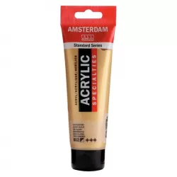 Amsterdam All Acrylics Standard Series Acrylic Tube 120 ml Light Gold 802