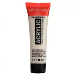 Amsterdam All Acrylics Standard Series Acrylic Tube 20 ml Naples yellow light 222