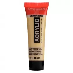 Amsterdam All Acrylics Standard Series Acrylic Tube 20 ml Naples yellow deep 223