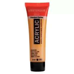 Amsterdam All Acrylics Standard Series Acrylic Tube 20 ml Gold yellow 253