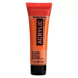 Amsterdam All Acrylics Standard Series Acrylic Tube 20 ml Azo orange 276