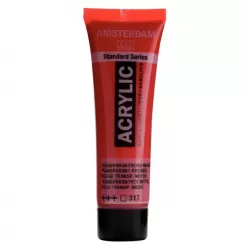 Amsterdam All Acrylics Standard Series Acrylic Tube 20 ml Transparent red medium 317