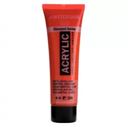 Amsterdam All Acrylics Standard Series Acrylic Tube 20 ml Naphthol red light 398