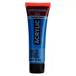 Amsterdam All Acrylics Standard Series Acrylic Tube 20 ml Primary cyan 572