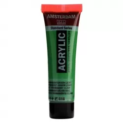 Amsterdam All Acrylics Standard Series Acrylic Tube 20 ml Permanent green light 618