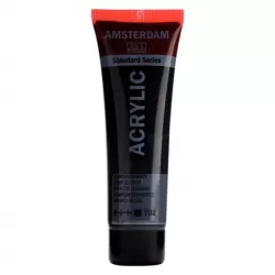 Amsterdam All Acrylics Standard Series Acrylic Tube 20 ml Lamp black 702