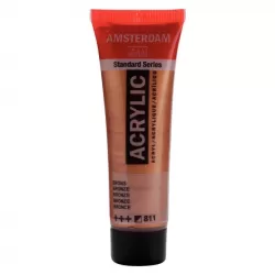 Amsterdam All Acrylics Standard Series Acrylic Tube 20 ml Bronze 811
