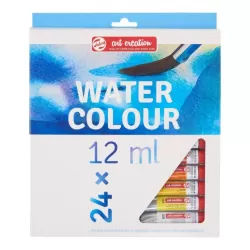 Talens Art Creation Water Color - Set - with 24 Colors in 12 ml Tubes