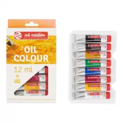 Talens Art Creation Oil Colour Set 8 x 12 ml