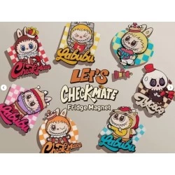 Labubu The Monsters Let's Checkmate Series Fridge Magnet Single Blind Box